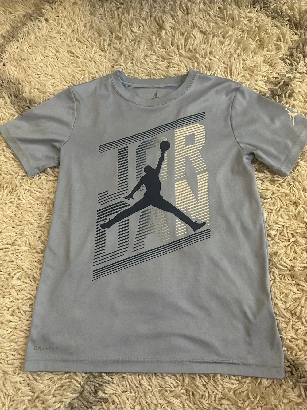 Nike Air Jordan Blue Shirt